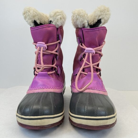 Sorel Yoot Pac Waterproof Winter Snow Boots Fuchsia Pink Lined Womens Size 5 - Picture 14 of 15